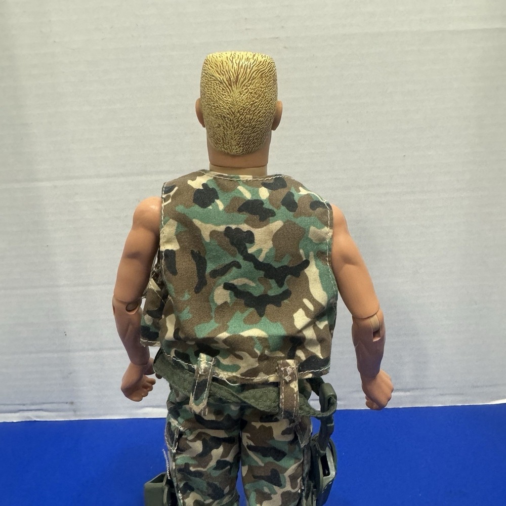 VTG 1996 Hasbro GI Joe Action Figure US Army Camo Outfit and Boots 12" Blond - Picture 5 of 9
